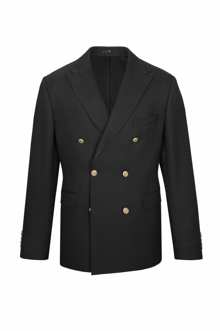Elegant double-breasted blazer in black