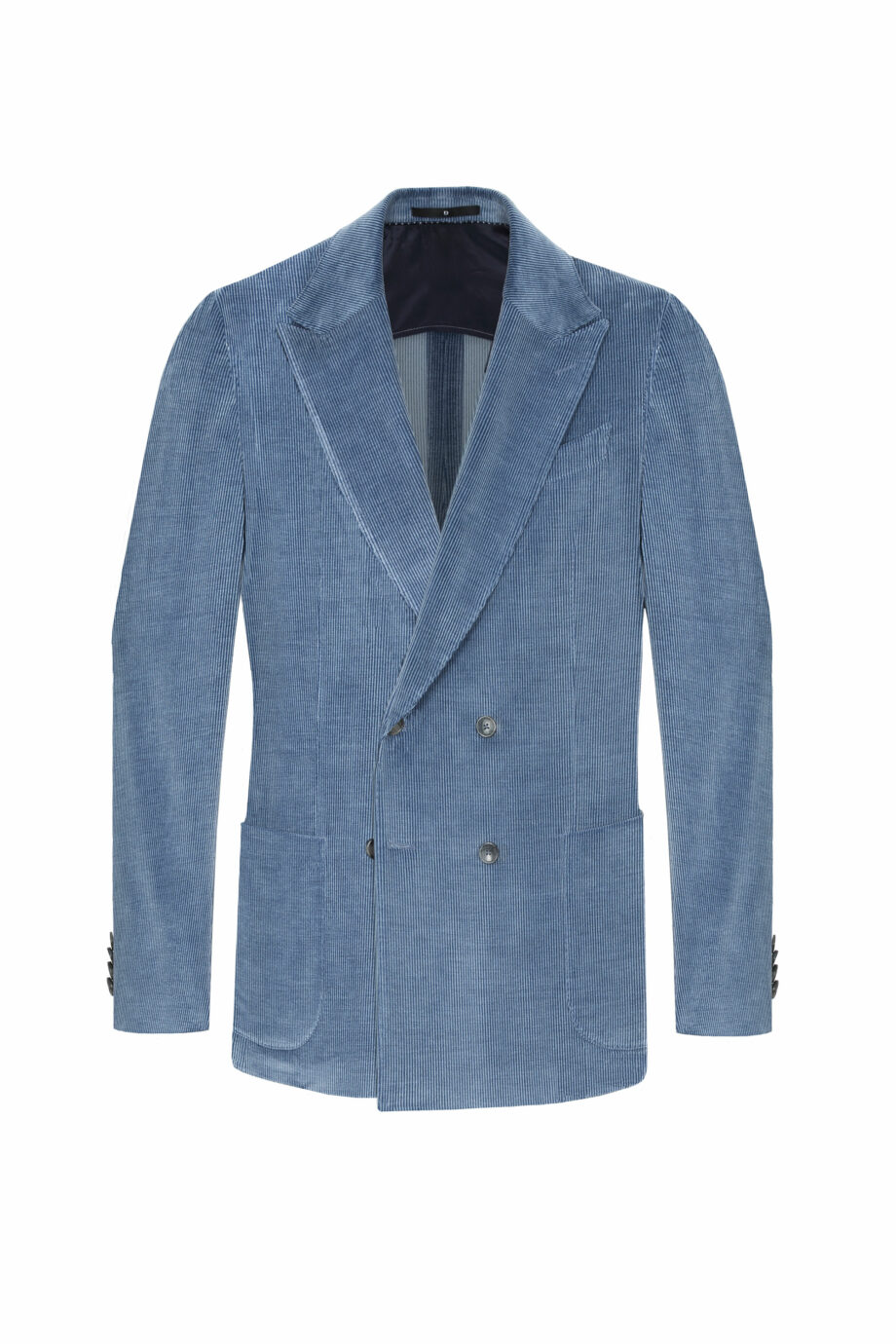 Hochwertiger Zweireiher-Blazer in Blau