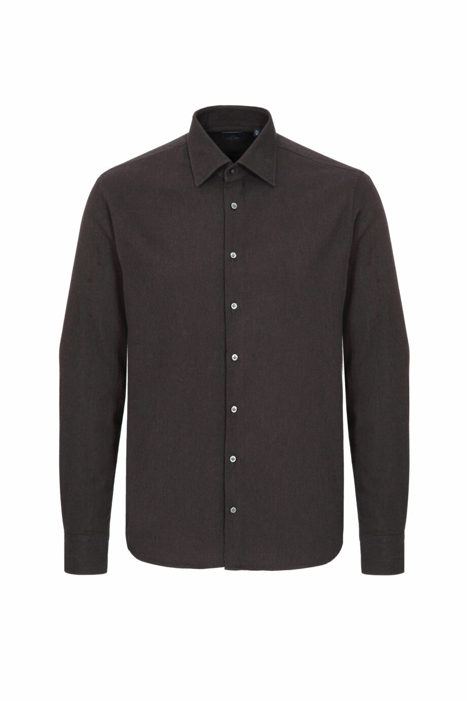 Flannel shirt with a fine texture