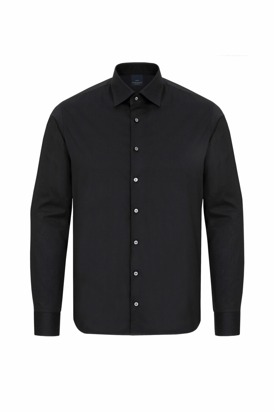 Poplin shirt in black