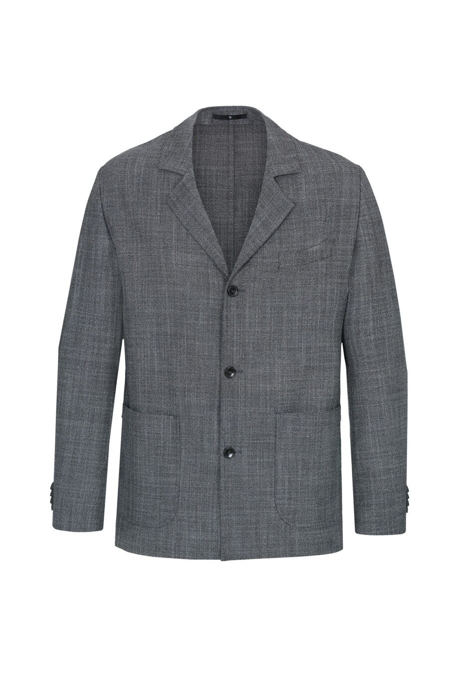 Jacket in grey with check pattern