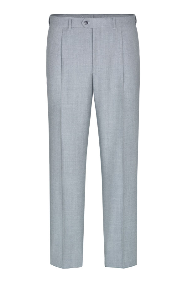 Flanell-Hose in Hellgrau