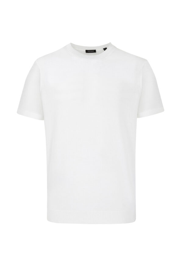 Strick-Shirt in Weiß