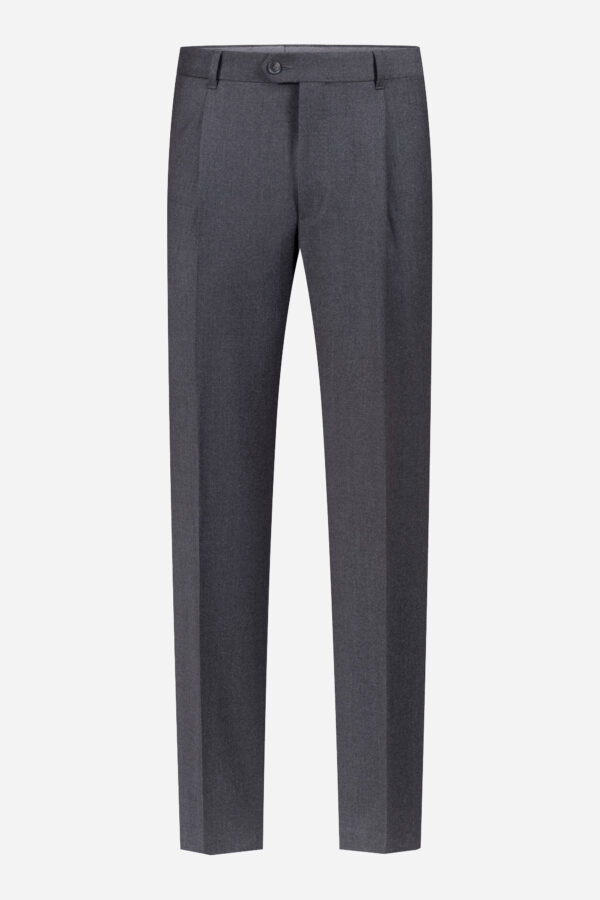 Trousers in dark gray in flanell