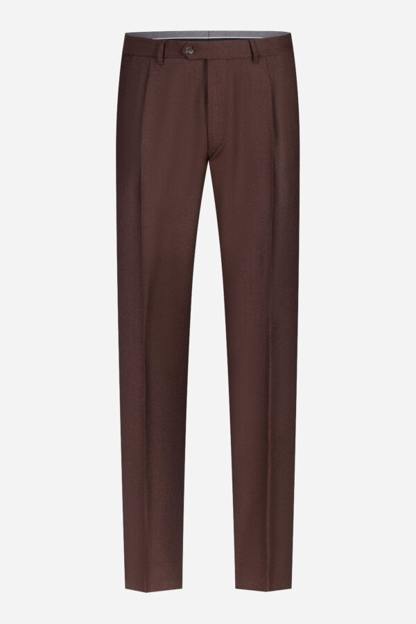 Trousers in bordeaux in flanell